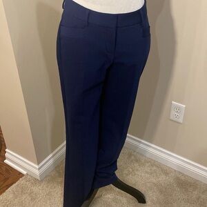 Express columnist navy blue stretch pants